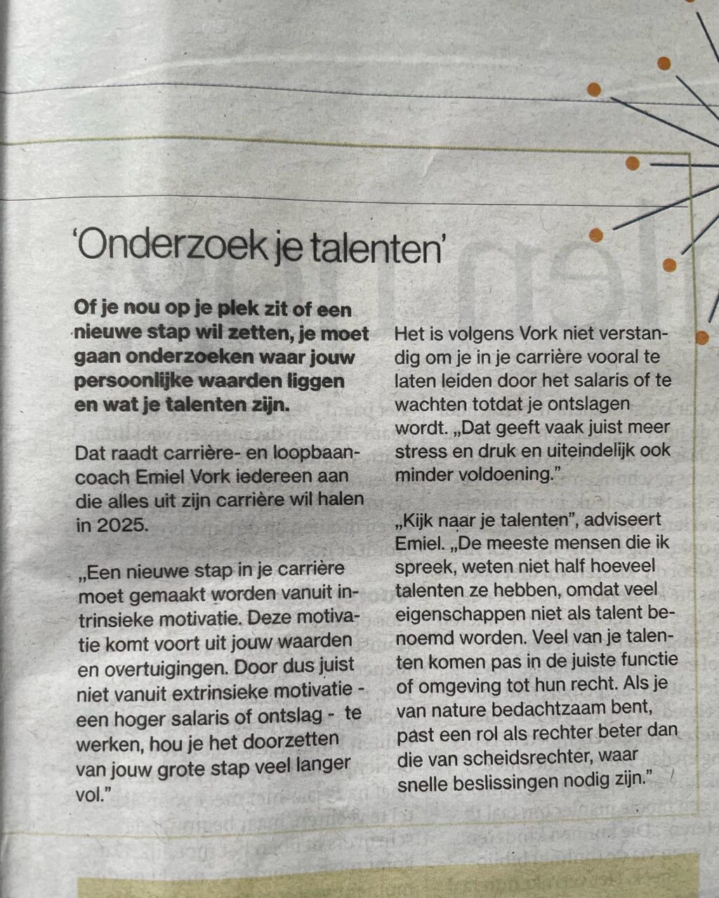 Instagram post from emielvork_coaching. This post is in position 1.